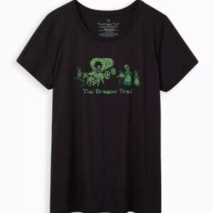Oregon Trail Slim Fit Black Crew Tee 2x 2